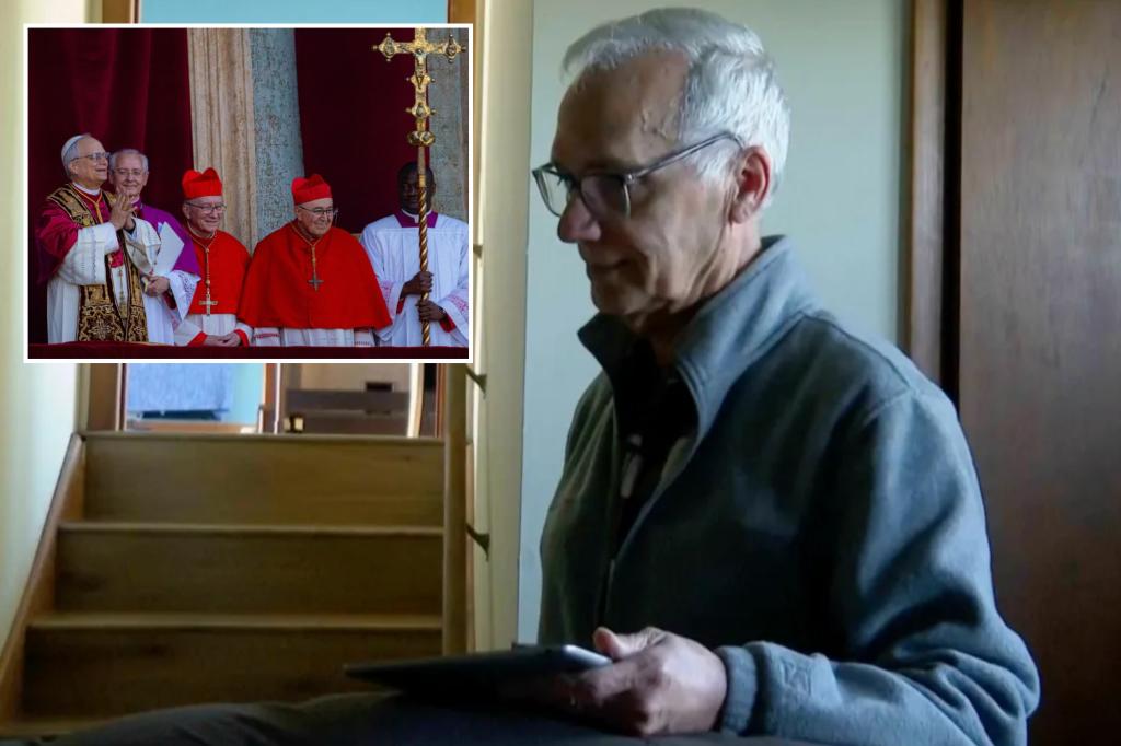 Pope Leo XIV’s first phone call with brother John Prevost caught on camera