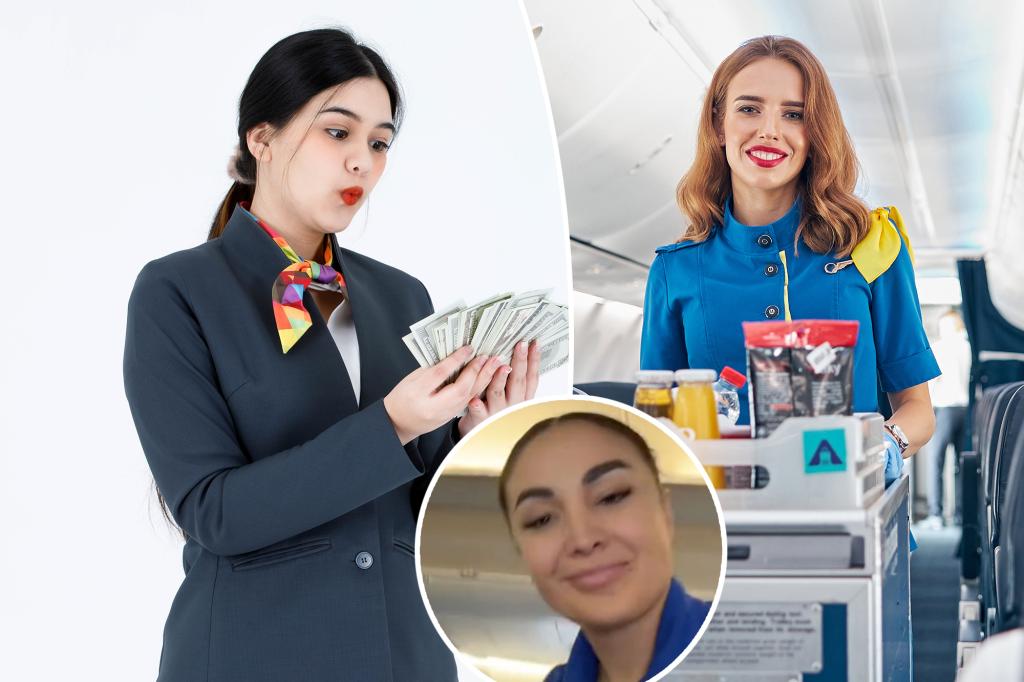 I’m a flight attendant and only work 16 days a month — people can’t believe my insane salary