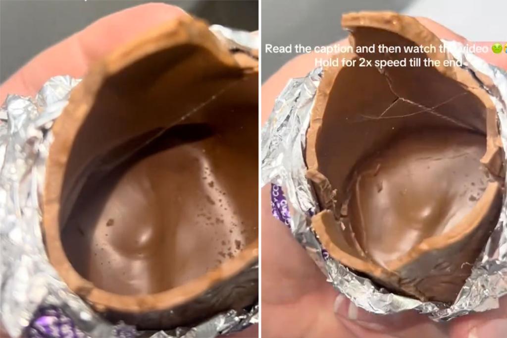 Woman finds horrifying discovery after eating Easter chocolate bunny