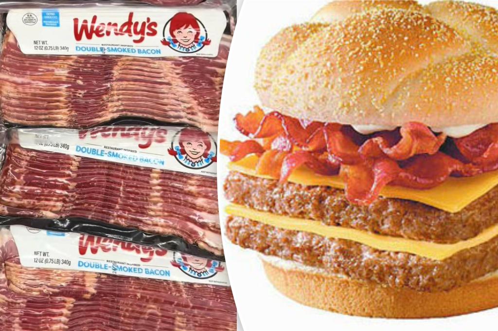 Wendy’s is selling their bacon at select supermarkets: reports