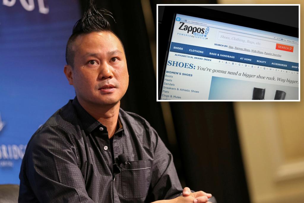 Zappos CEO Tony Hsieh’s will puts 0M estate up for grabs