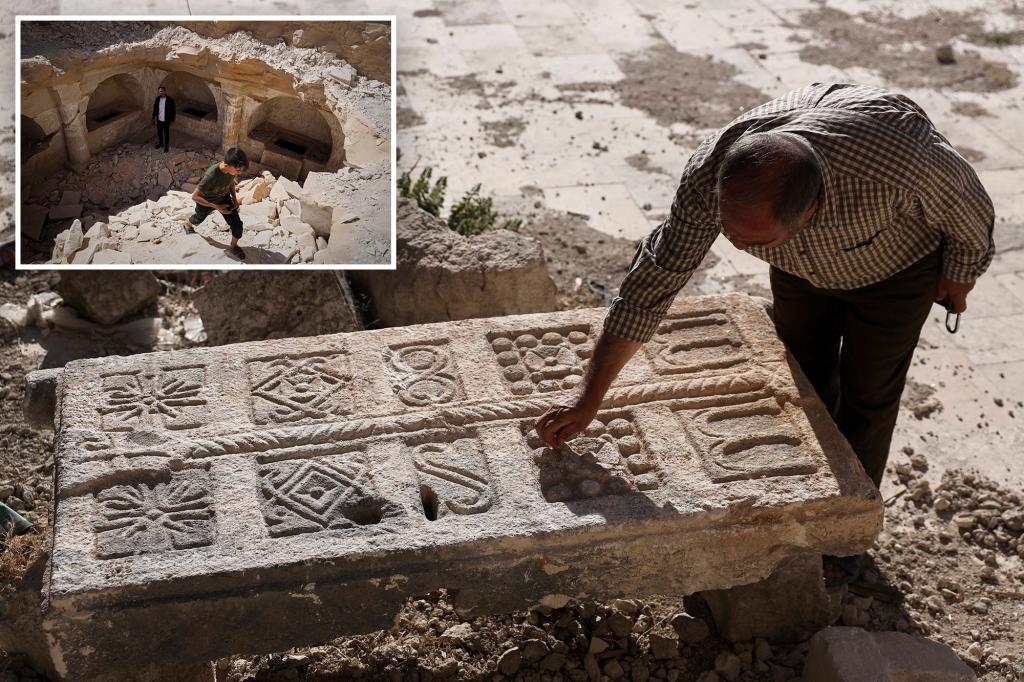 Ancient Byzantine tomb believed to be 1,500 years old discovered in Syria