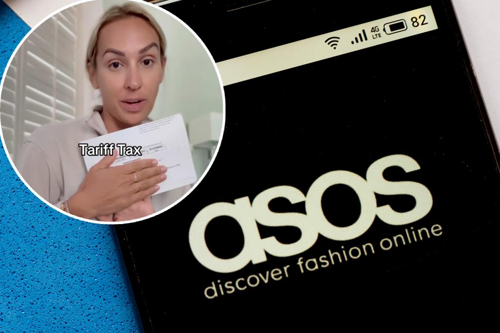 Woman hit with .2K tariff after ASOS order