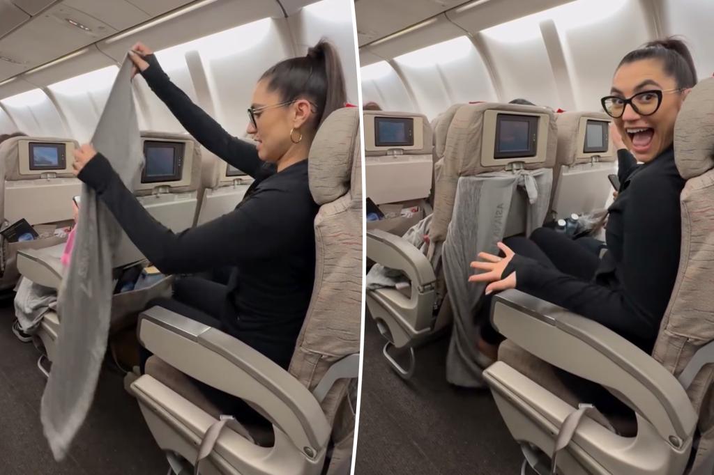 Travel influencer slammed over ‘inconsiderate’ hack for sleeping on plane