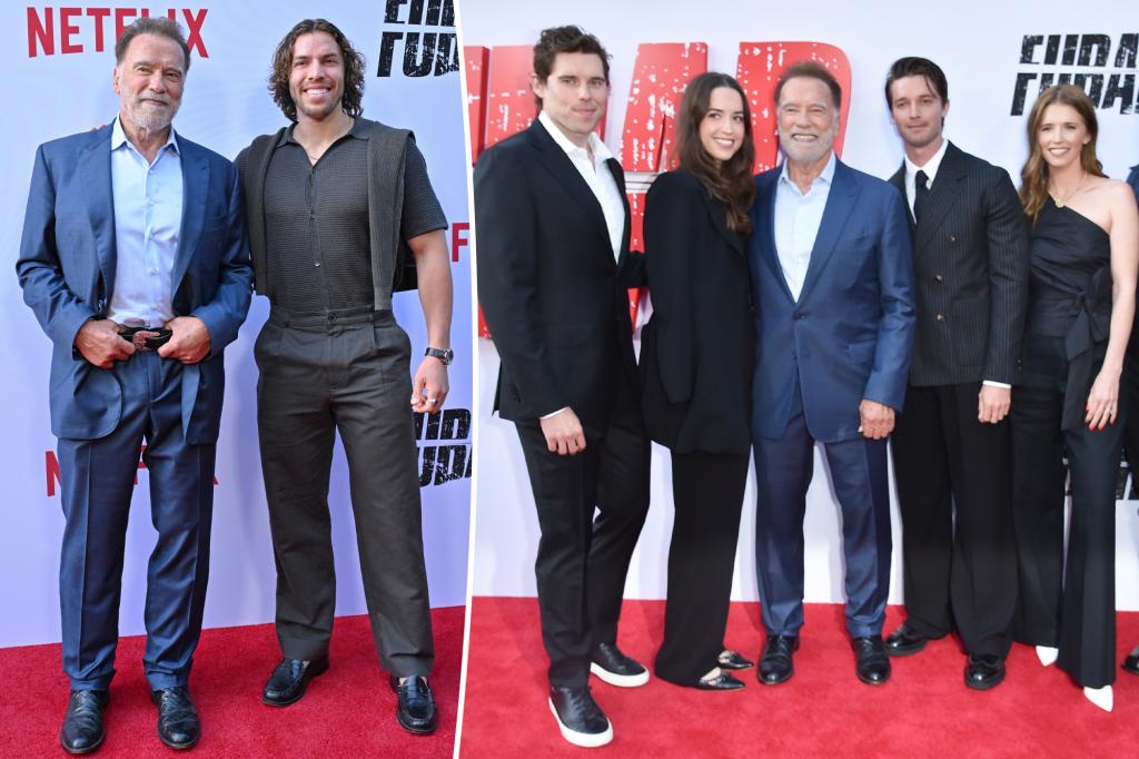 Arnold Schwarzenegger’s son Joseph seemingly snubbed at red carpet premiere