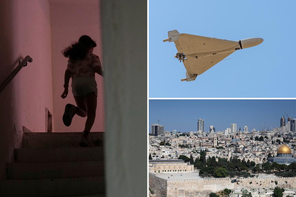 Iran launches more than 100 drones in retaliation after Israel targets nuclear sites