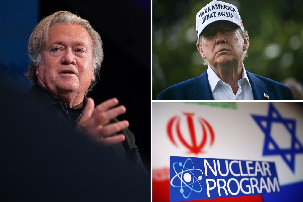Steve Bannon predicts MAGA majority will rally behind Trump if US gets involved in Israel-Iran war