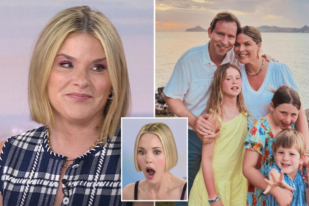 Why a sunburn turned Jenna Bush Hager’s chest green
