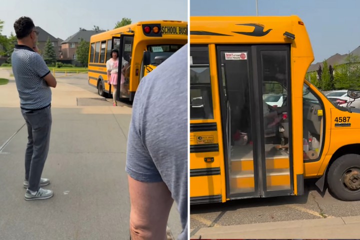 Canada driver who nicknamed school bus ‘Lolita’s Line’, wore schoolgirl outfit on the job fired after viral post