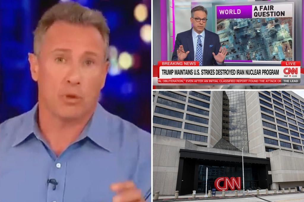 Chris Cuomo rips CNN over report on Iran strike intel