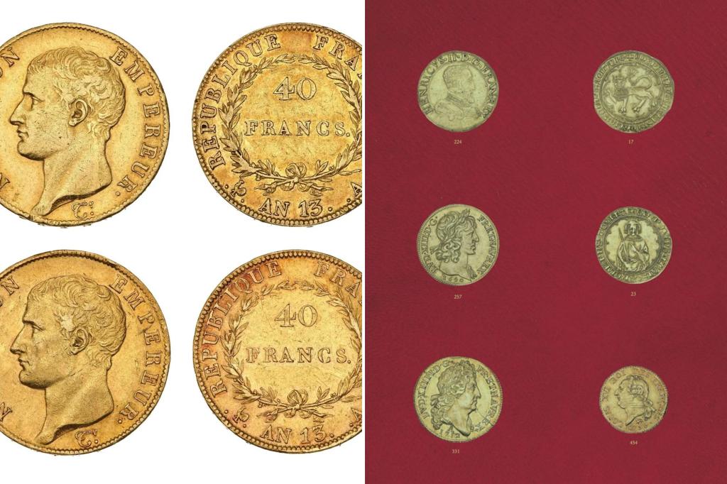 Gold coin collection found behind wall sells for .8 million