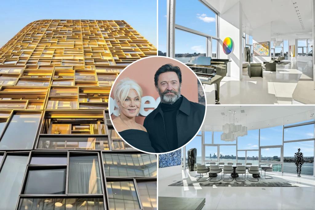 Hugh Jackman has split his NYC penthouse with his ex-wife