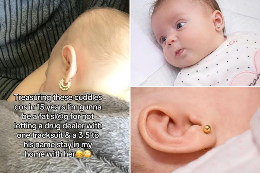 Mom divides internet with post of baby’s chunky bling