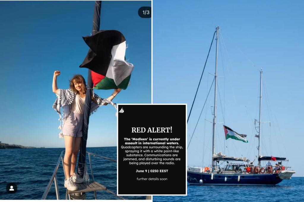 Greta Thunberg and friends on intercepted ‘selfie yacht’ will be forced to watch ‘video of the horrors’ of Oct. 7, IDF says