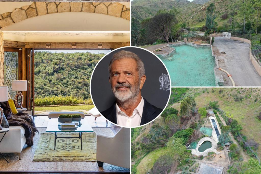 Mel Gibson is rebuilding his Malibu estate
