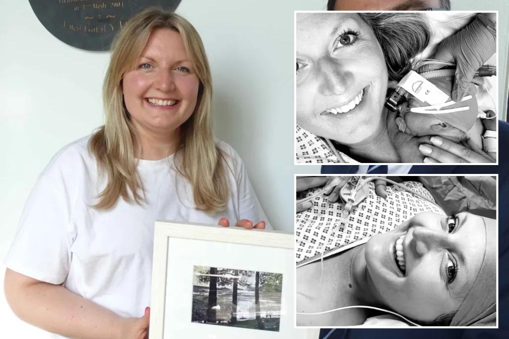 Mother, 38, has ‘breast transplant’ after cancer diagnosis