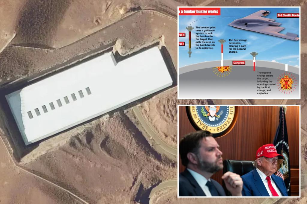US Massive Ordnance Penetrator ‘bunker buster’ bombwas needed to destroy untouched Iran Fordow nuclear facility
