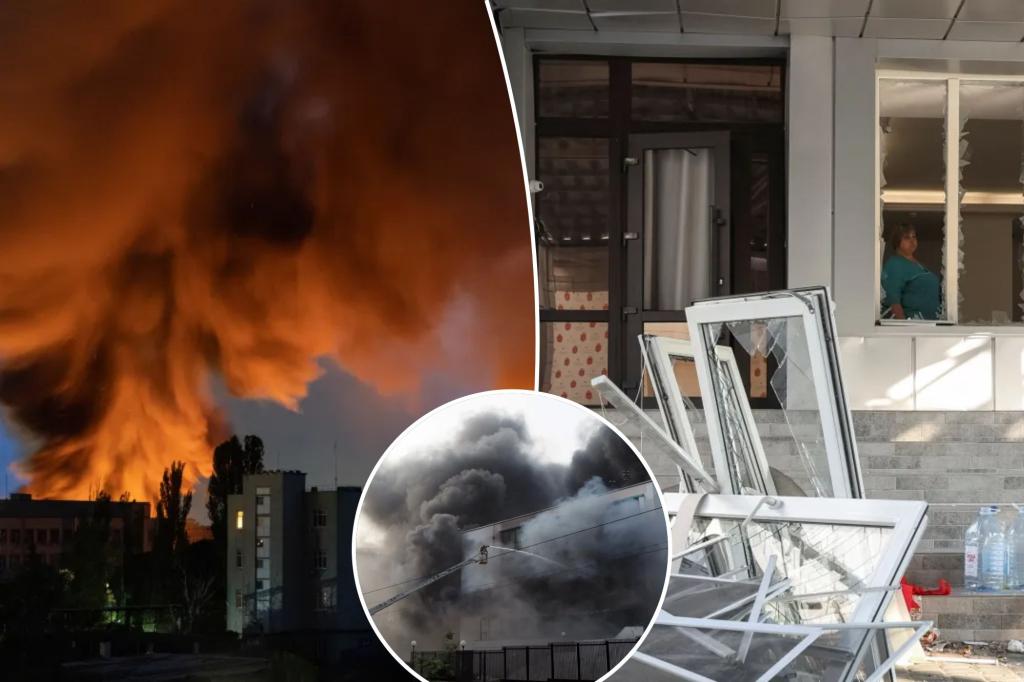 Russia fires ‘one of the largest’ airstrikes on Kyiv, hits maternity ward
