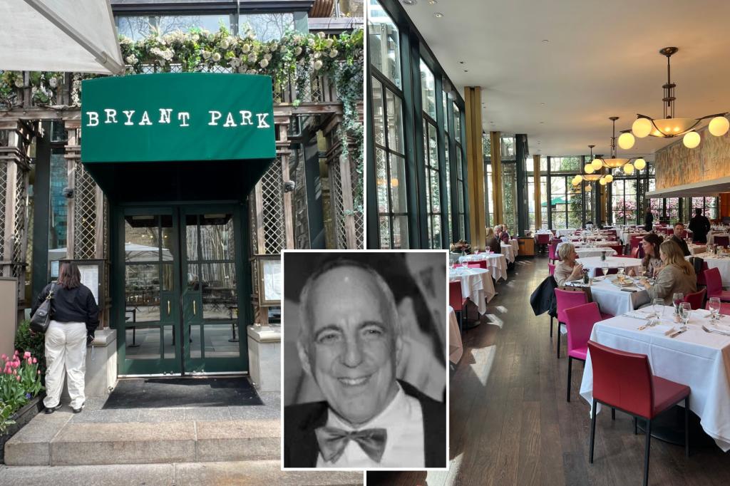 NYC’s Bryant Park Grill boss sues over ouster
