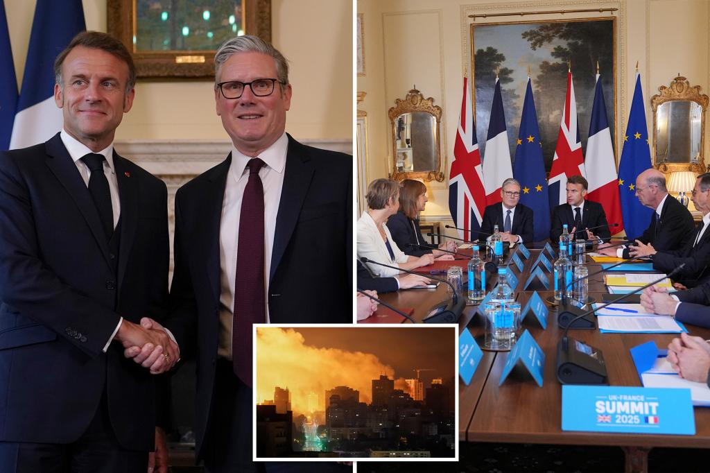 UK and France form first-ever nuclear deterrent pact to fend off threats to Europe