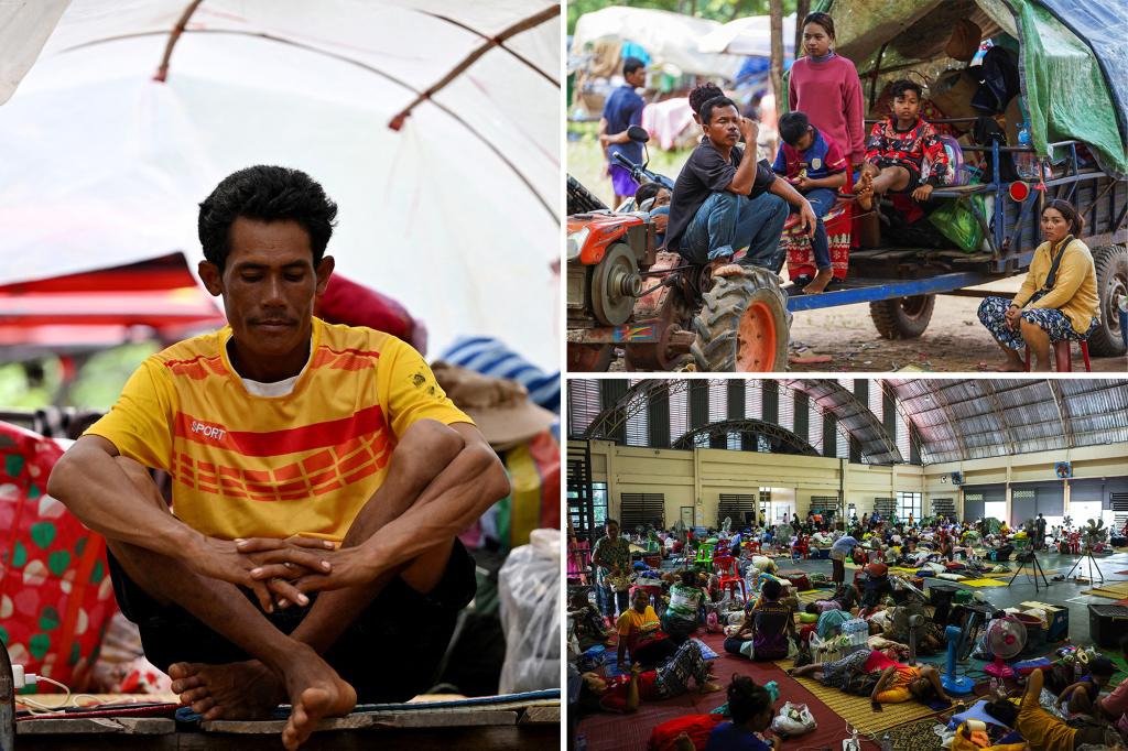 Tens of thousands flee their homes in Thailand and Cambodia as border clashes escalate