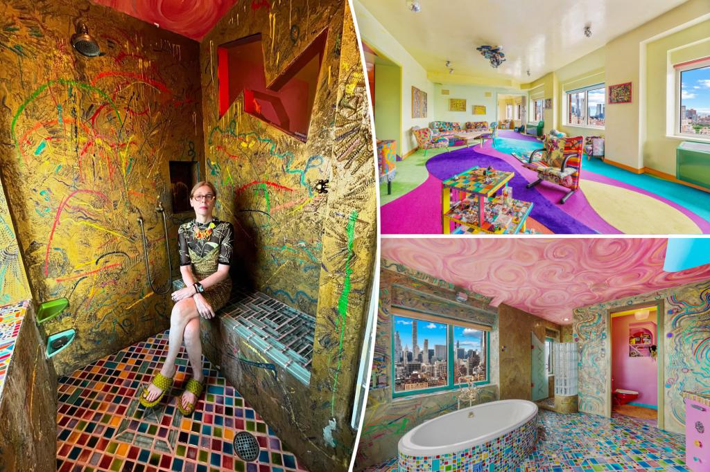 Apryl Miller slashed M off the price of her colorful home