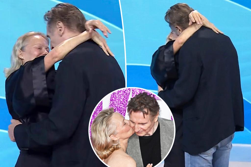 ‘Naked Gun’ co-stars Pamela Anderson, Liam Neeson ‘dating’ after ‘makeout’