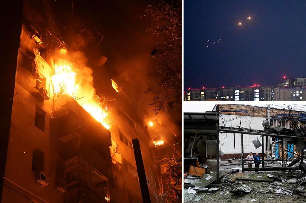 Russia launches drone, missile attack on Kyiv, killing at least 1