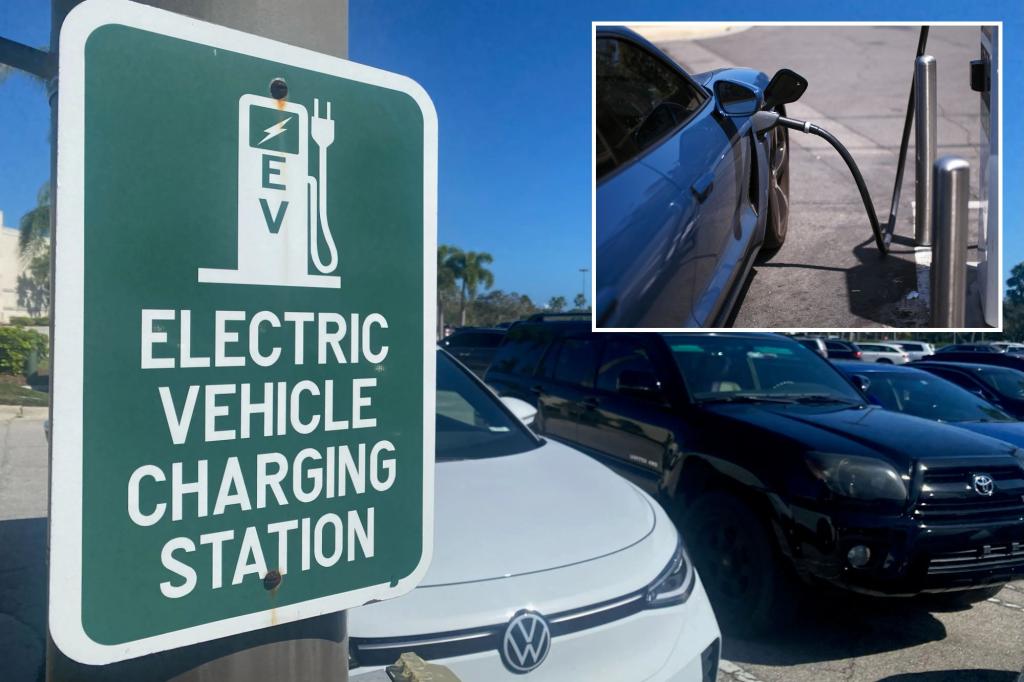 Less than 400 EV charging ports built under .5B US infrastructure program