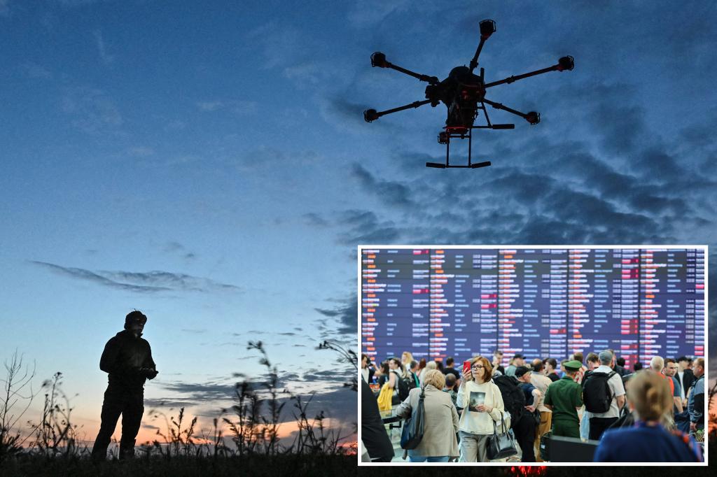 Moscow airports shutdown after Ukraine fires more than 230 drones