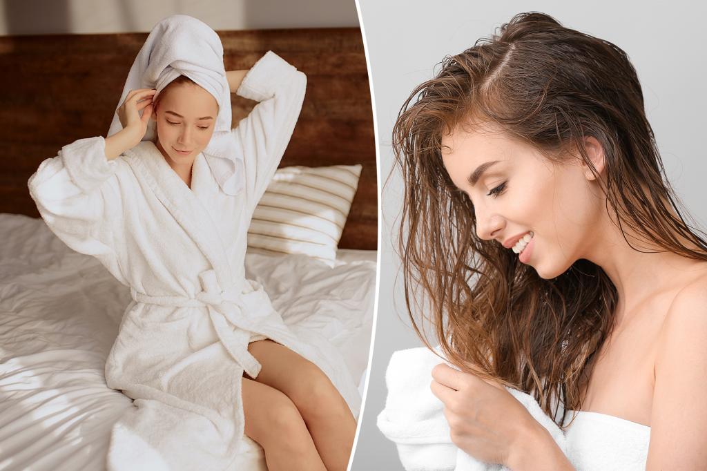 Expert reveals why you should never go to bed with wet hair